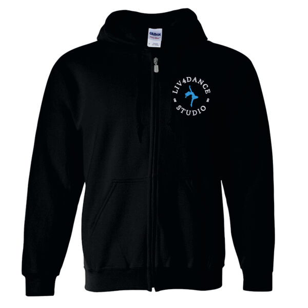Cheerleader (White) - Gildan Heavy Blend™ Zip Hooded Sweatshirt Thumbnail