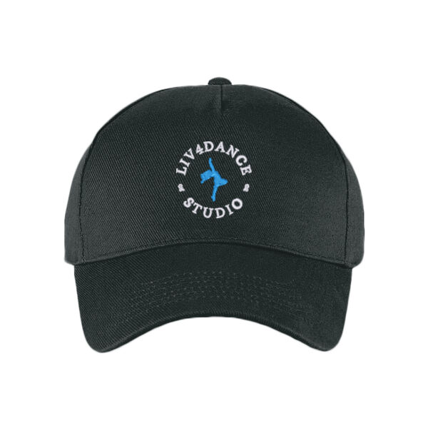 Liv4Dance Logo (White) - Beechfield Ultimate 5 Panel Cap Thumbnail