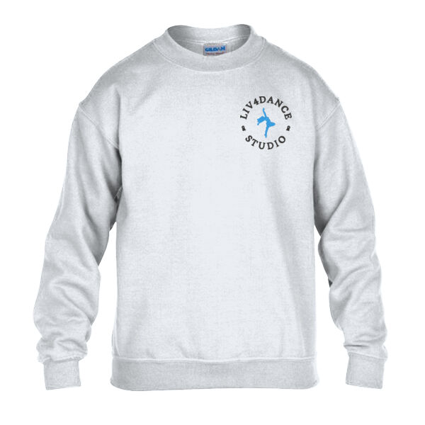 Liv4Dance Logo (Black) - Gildan Kids Heavy Blend™ Drop Shoulder Sweatshirt Thumbnail