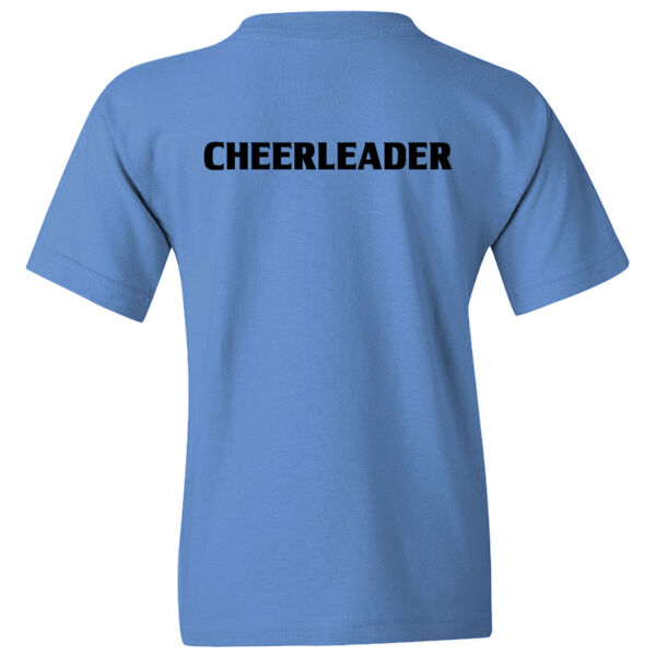 Cheerleader (Black) - Gildan Kids Heavy Cotton™ T-Shirt Thumbnail