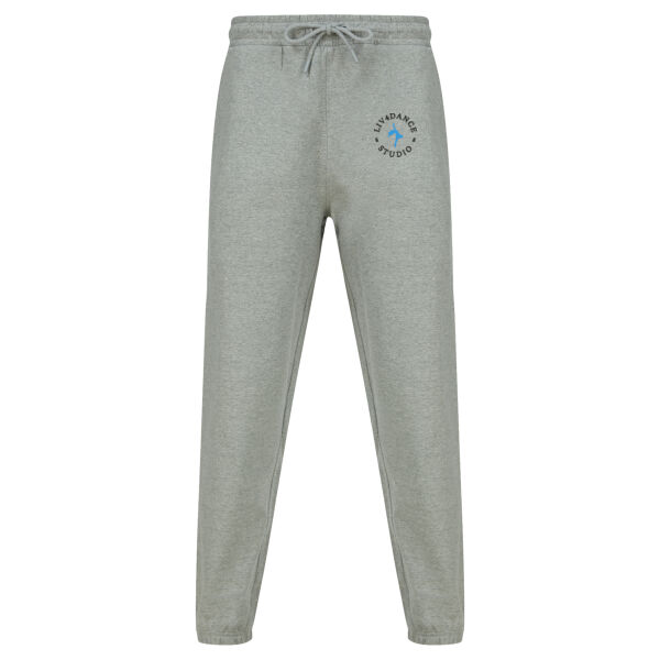 Liv4Dance Logo (Black) - SF Clothing Unisex Sustainable Fashion Cuffed Joggers Thumbnail