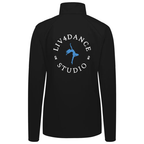 Liv4Dance Logo (White) - Spiro Ladies Recycled Fitness Jacket Thumbnail